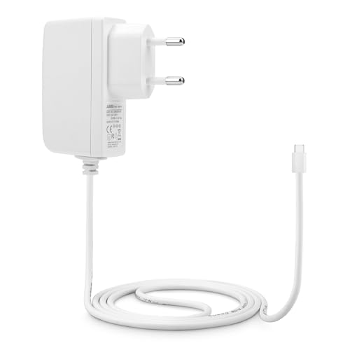 Aukru Adaptateur Secteur 5V pour VTech KidiMagic Galaxy Light, Radio Réveil,80-572704 Alimentation de Remplacement Blanc