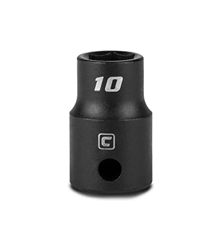 Image of Capri Tools 10 mm Shallow Impact Socket, 3 /8-Inch Drive, 6-Point, Metric