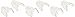 VisionAid 99707 - 3/Pack H.L. Bouton Slip-On Side Shields for Safety Glasses, Clear Flexible