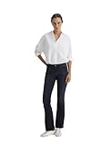 Mavi Mujeres Bella Mid-Rise Jeans, Dark Smokey Blue, 26/30