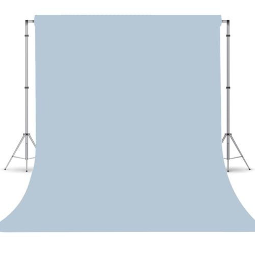 Dusty Blue Photography Backdrop for Photoshoot, Photo Backdrop Curtain, Perfect
