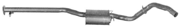 VEGAZ OS-282 Mittelschalldämpfer Kompatibel mit OPEL Calibra A C89 852315 852360
