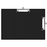 Pechor A3 Clipboard Extra Large 13" x 17" Double-Clip Boards Durable Not Fragile Horizontal Plastic Landscape Lap Boards with Low Profile Clip for Drawing, Sketching, Art Supplies