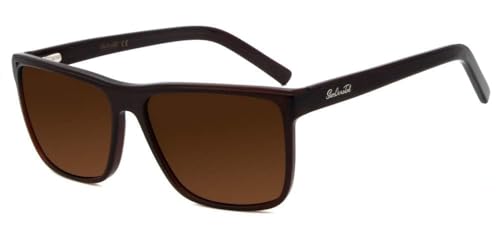 SunCristal Men Big Sunglasses Polarized UV400 Protection Branded Vintage Expensive Sunglasses Driving High Fashion Accessory Designer Spy Sunglasses Dark Brown Lens