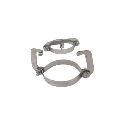 Image of Stainless Steel O-Type Quick Coupling Clamp Ring | HeavyDuty Lock Clamp for Irrigation Pipe Coupler /Hose Coupling Connector | Rust Resistant Ring for Agriculture & Garden Use-20 Pcs | 3 inch