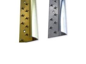 Extra Long 9ft / 2.7m / 270cm / 2700mm - Single Edge Carpet Metal, Door Bar Trim - Threshold Strip - Brass or Silver - Silver