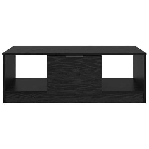 Table basse rectangulaire moderne avec tiroir de rangement intégré pour salon