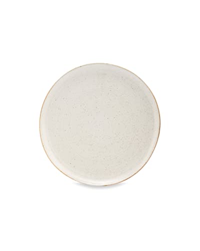 House Doctor Großer Teller Pion Weiß | Gesprenkeltes Geschirr aus...