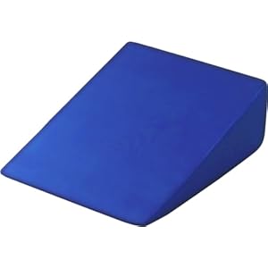 Bed Wedge Elevator for Acid Reflux, Sleeping, Posture Control, Surgery Recovery, 7.5 inch Lift. Polyester Cover. Foam Wedge Pillow for Sleeping, Triangle Pillow Wedge, Incline Maternity Pregnancy