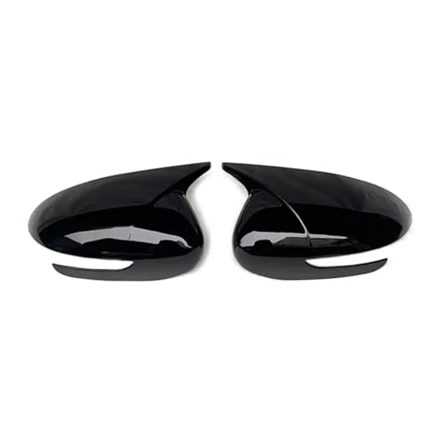 Tapa Cubierta Espejo para Kia para Sportage KX5 2016-2019, Pegatina para Espejo Retrovisor Lateral, Tapa De ala, Moldura De Fibra De Carbono para Puerta Exterior Cubierta Espejo(Gloss Black)