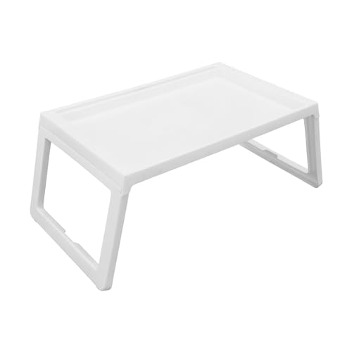8 Pieces Lap Desks, Bed Tray Table with Folding Legs, Foldable Laptop Desk Dinner Tray for School, Bed, Sofa, Picnic
