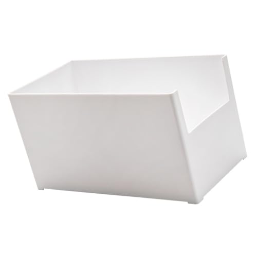 DECOMELODY プラスチック製箸ホルダー 頑丈軽量収納ボックス キッチン調理器具整理 大容量カトラリーケース 収納トレー付き 食器棚省スペース