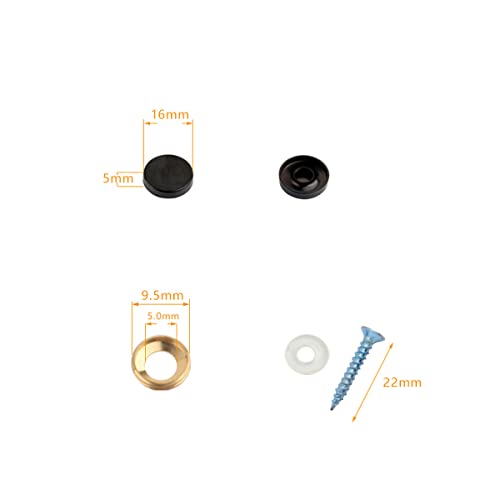 8PCS Mirror Screws 16mm Brushed 304 Stainless Steel Cap Cover Nails for Decorative Mirror Sign/Advertising Hardware, Nails - Image 3
