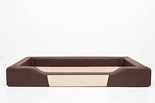 PillowPrim Hundebett Hundeschlafplatz Hundesofa Hundekissen Ruheplatz Hundematratze Hundehütte Hundeplatz Hundekorb Liegekissen 75x50 cm