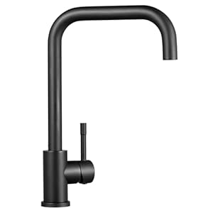 Cecipa 2002BE Mattschwarze Küchenarmatur