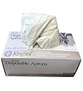 Genuine Joe 50" Disposable Poly Apron - Poly, Polyethylene - For Food