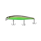 ZECK Wobbler Murdock Raubfisch Köder - 12,5 cm schwimmend und UV-Aktiv - Moor Kiwi