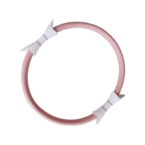 Anillo de pilates para mujer, ligero de 14.96 pulgadas, anillo de resistencia, aro de pilates, equipo de ejercicio antideslizante, accesorios de yoga de doble agarre para mujeres y hombres