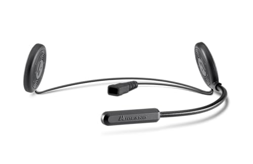 LOKUI Midland K10 Bluetooth 5.2 Single Headset for Urban Motorcyclists Invisible & Universal Phone Answering Device with Noise Filter