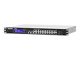 QNAP QGD-1602P-C3758-8G 18 Port Smart Edge PoE Switch with 2.5GbE and 10GbE Capability, Intel Atom C3558 CPU, 8GB RAM (QGD-1602P-C3558-8G)