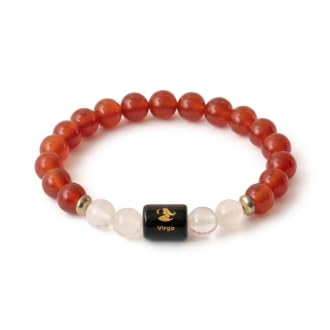 Image of ARDEN Zodiac Crystal Bracelet for Men & Women | All Rashi Crystal Bracelets | Natural Healing Stone Astrology Bracelets | Adjustable Energy Bracelet for Wealth, Positivity & Protection | Birthday Gift