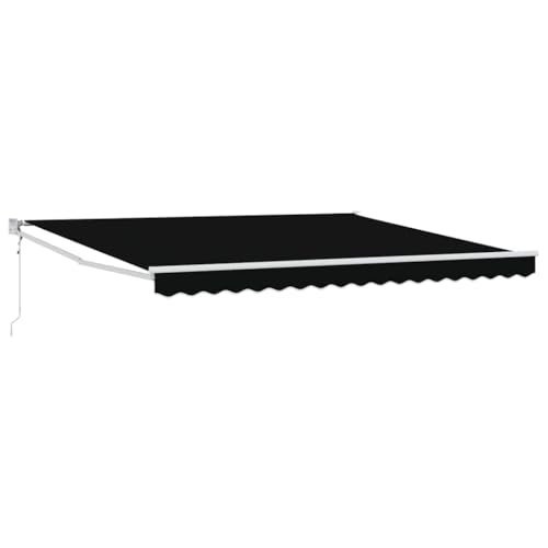 Store rétractable électrique noir 4m contre la chaleur du balcon - 2
