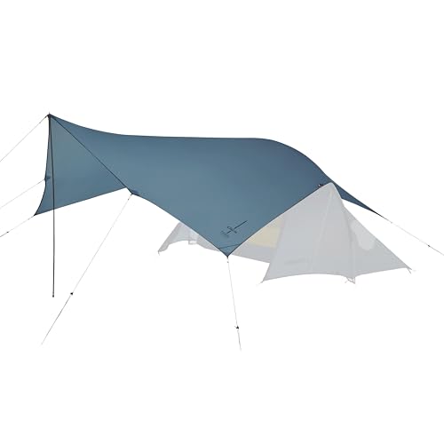 OEX Feral Tarp Ultralite - Designed to fit all OEX Ultralite Tents, Ultra Lightweight, Compact Pack Size, All Year Use, Backpacking, Hiking, Weekend Trips, Wild Camping, 3000mm HH, Blue OEX Feral Tarp Ultralite - Designed to fit all OEX Ultralite Tents, Ultra Lightweight, Compact Pack Size, All Year Use, Backpacking, Hiking, Weekend Trips, Wild Camping, 3000mm HH, Blue