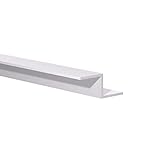 Orange Aluminum Z Bar Profile - High Strength, Aluminum Extrusion Squared Corner Channel for DIY Projects, Home Improvement & Construction Support Bracket, 72