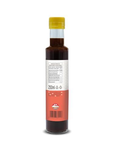Umami Okonomiyaki-Sauce 250 ml, mit BIO-Obst und -Gemüse, hergestellt mit in Japan hergestellter handwerklich hergestellter Sojasauce, ohne Konservierungsstoffe, Farbstoffe oder GVO