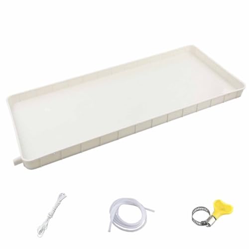 Unidad interna y externa de aire acondicionado Bandeja de agua Unidad interior/exterior Recolección y drenaje de agua Bandeja de goteo de plástico, kit de drenaje de aire acondicionado de ventana Band
