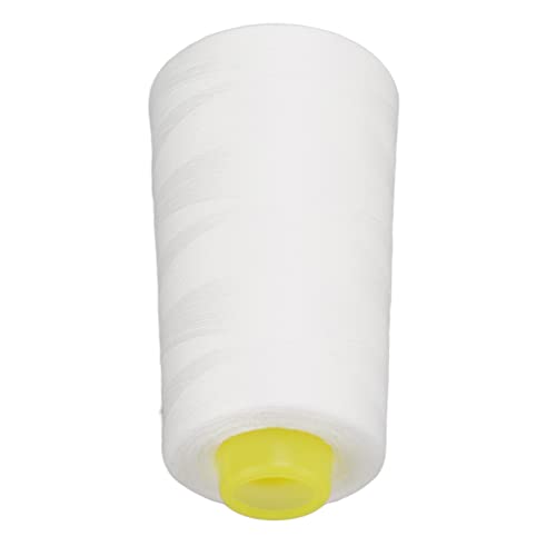 Set de 4 hilos serger blancos de poliéster para coser miniatura 3