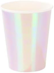 Talking Tables 12 x 7oz Iridescent Disposable Paper Cups Birthday Party Cups with Pastel Design for Unicorn Birthday, Bridal Shower, Easter, Baby Shower, Tea Parties 3.5in image 4