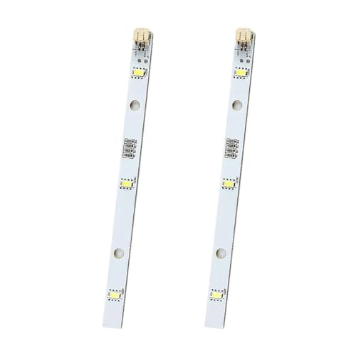 2 tiras de luz LED,repuestos para frigorífico Gorenje,lámpara LED para frigorífico,tira de luz para frigorífico Rongsheng/Hisense E349766 MDDZ-162A 1629348 DC12V 2W [Clase de eficiencia energética A]