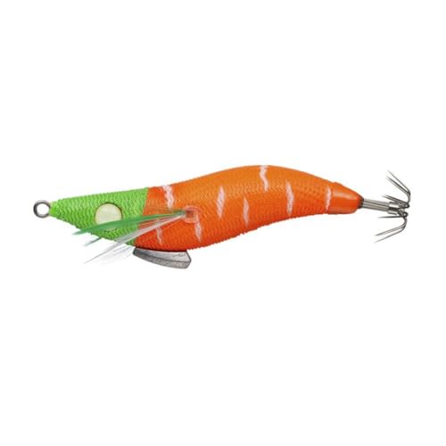 エバーグリーン(EVERGREEN) エギ番長2.5船イカSP #1104D ライム人参橙