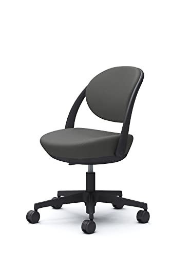 オカムラ パラベル パーソナルチェア 在宅ワーク対応 5本脚ウレタンキャスター ブラック グレー 8CBAER-FKY2