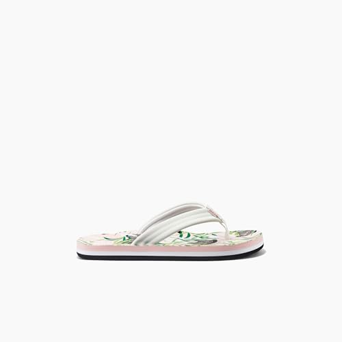 Image of REEF Girls Kids Ahi Beach Flip Flop, Soft Cushion Footbed, Water Friendly