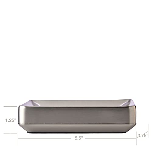 Skl Home By Saturday Knight Ltd. Roche Soap Dish, Stainless Steel #TOP2