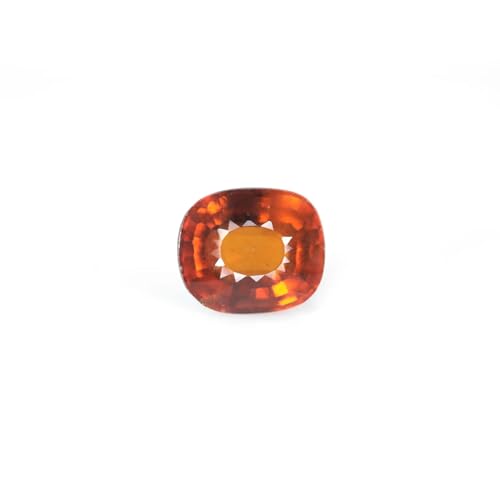 Hessonite africaine facettée de 8,1 carats, éclat ambré pour haute joaillerie sur mesure