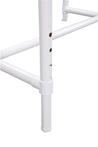 Dritz Quilter's Floor Frame, Adjustable, White