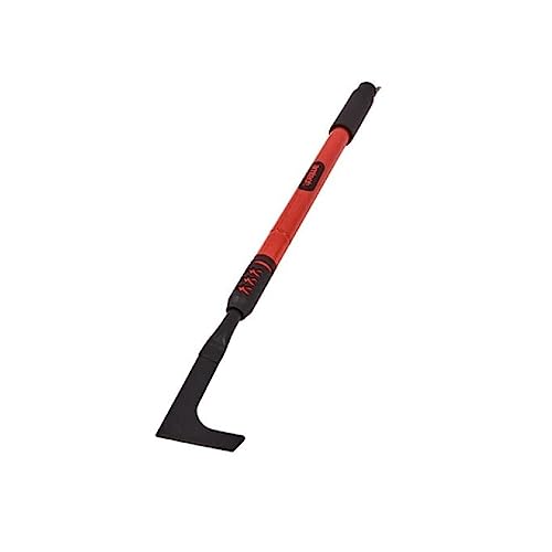 Optimal Products Extending Handle Telescopic Garden Patio Groove Edging Hand Tool Weeder Stainless Steel Weed Remover, Red