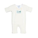 Magic Sleepsuit Baby Merlin's Microfleece Baby Swaddle Transition Product - Soft and Cozy Design, Double Zipper for Easy Diaper Changes, Promotes Safe Sleep, 3-6 Months - Cream - Small 12-18lbs