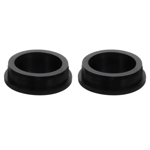 Image of uxcell 2 Pcs Black Plug Holes, Waterproof Rubber Button Plug for 56mm / 2.2 inch Hole