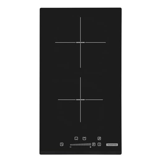 Cooktop de Indução Tramontina Dominó Slider com 2 Áreas de Aquecimento e Comando Touch Preto 2EI 30 – 220 volts
