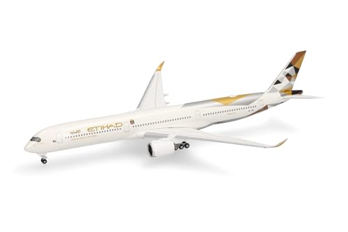 Airbus A350-1000 Etihad Herpa réplique avion métal stable sans socle échelle 1:500