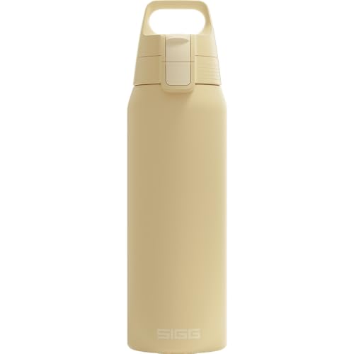 SIGG - Isolierte Trinkflasche - Thermosflasche Shield Therm One Opti Yellow kohlensäurehaltige Getränke - Auslaufsicher - Spülmaschinenfest… – Ansicht 1
