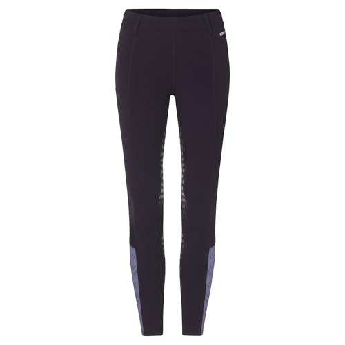 Kerrits Kids Thermo Tech Full Leg Horse Riding Tights – Lightweight Fleece Kids Equestrian Legging with Silicone Grip, Pocket