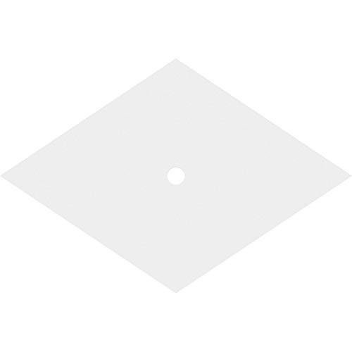 Image of Ekena Millwork CMP40X26DD-02000 Diamond Architectural Grade PVC Contemporary Urethane Ceiling Medallions 40 inchW x 26 5 /8 inchH x 2 inchID x 14 inchC x 1 inchP