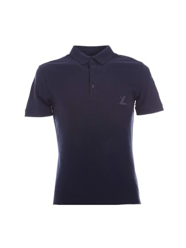 Polo bleu Yes-zee T767 de mi-saison idéal pour les sorties