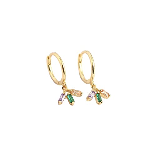 Boucles d'oreilles clous punk en argent 925 blanc éclatant