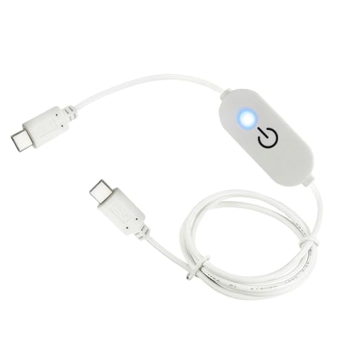 Dimmer de intensidad para LED – Cable de control táctil USB tipo C, cable de atenuación táctil LED con indicador – Para salón, biblioteca, escalera y tocador de oficina y cocina